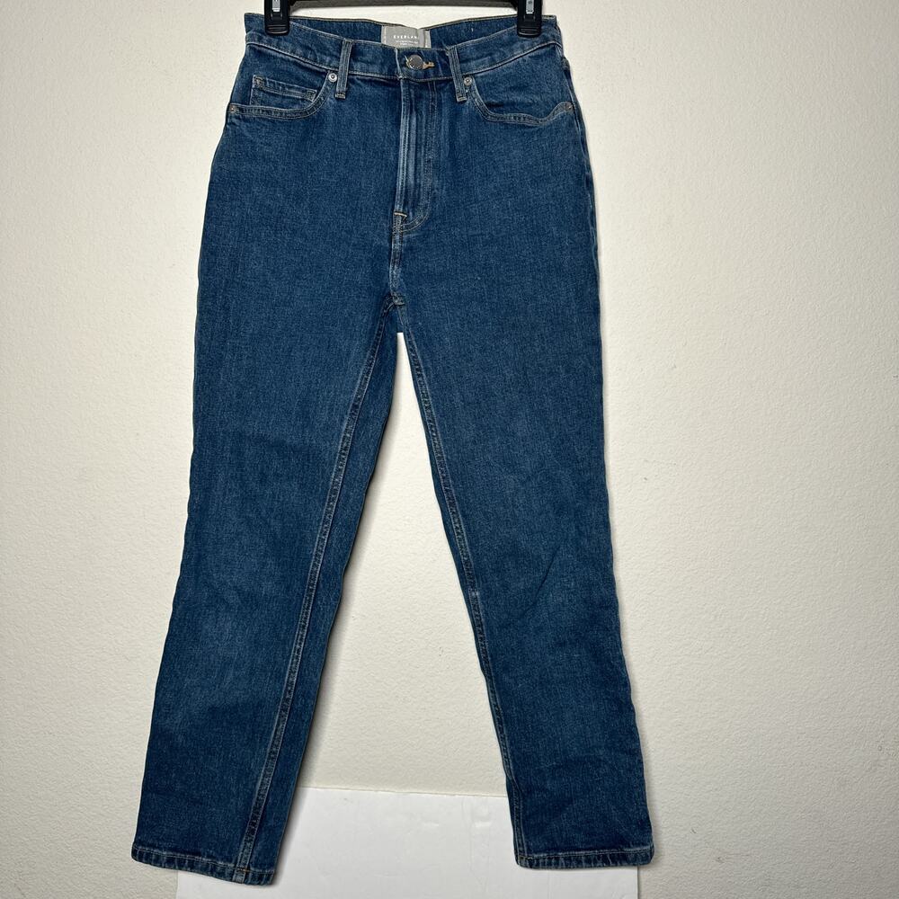 Everlane The Original Cheeky Jean Blue Cropped High Rise 26 - Picture 2 of 12